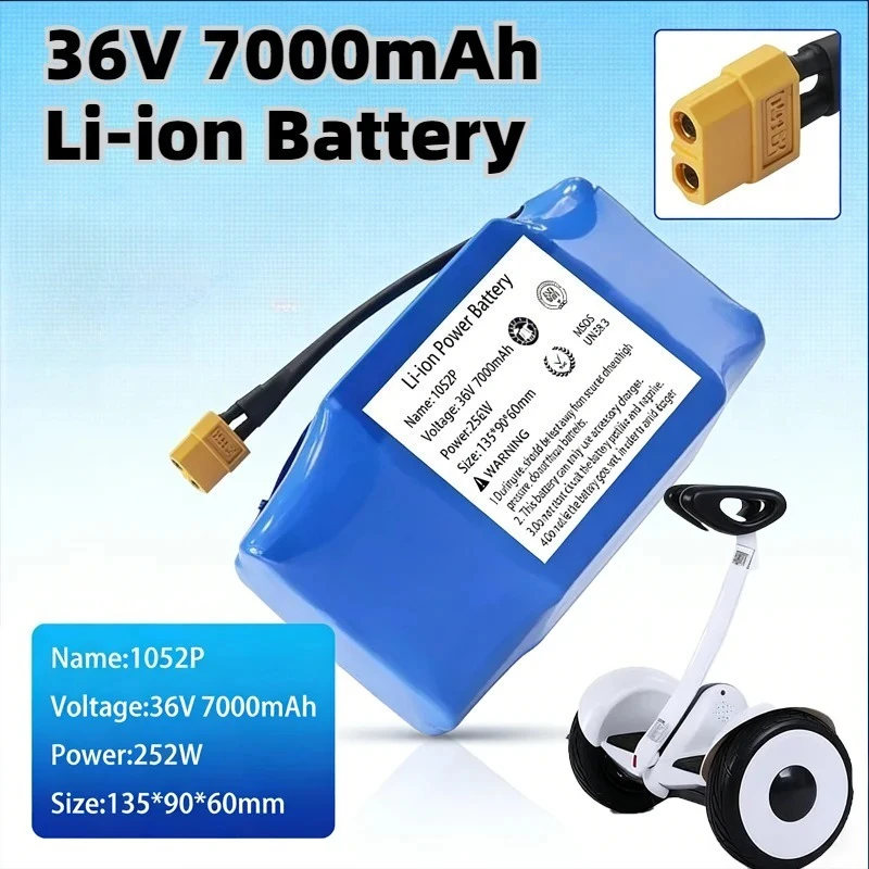 2026 NEW 36V 7000mAh Li-ion Battery 10S2P for Self Balancing Scooter Hoverboard with Protection Circuit BMS Fast Shipping
2026 NEW 36V 7000mAh Li-ion Battery 10S2P for Self Balancing Scooter Hoverboard with Protection Circuit BMS Fast Shipping