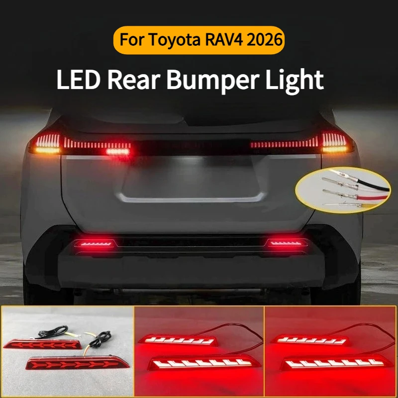 Led Rear Bumper Light Reflector Dymanic Turn Signal Brake Light For Toyota RAV4 2026 Modification Accessories
Led Rear Bumper Light Reflector Dymanic Turn Signal Brake Light For Toyota RAV4 2026 Modification Accessories