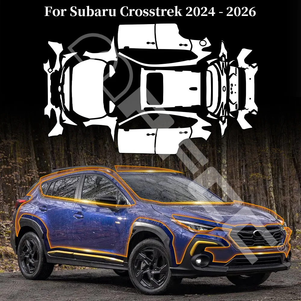 For Subaru Crosstrek 2024-2026 TPU Paint Protection Film Anti-scratch Clear Bra Precut PPF Resistant Repairable Car Accessories
For Subaru Crosstrek 2024-2026 TPU Paint Protection Film Anti-scratch Clear Bra Precut PPF Resistant Repairable Car Accessories