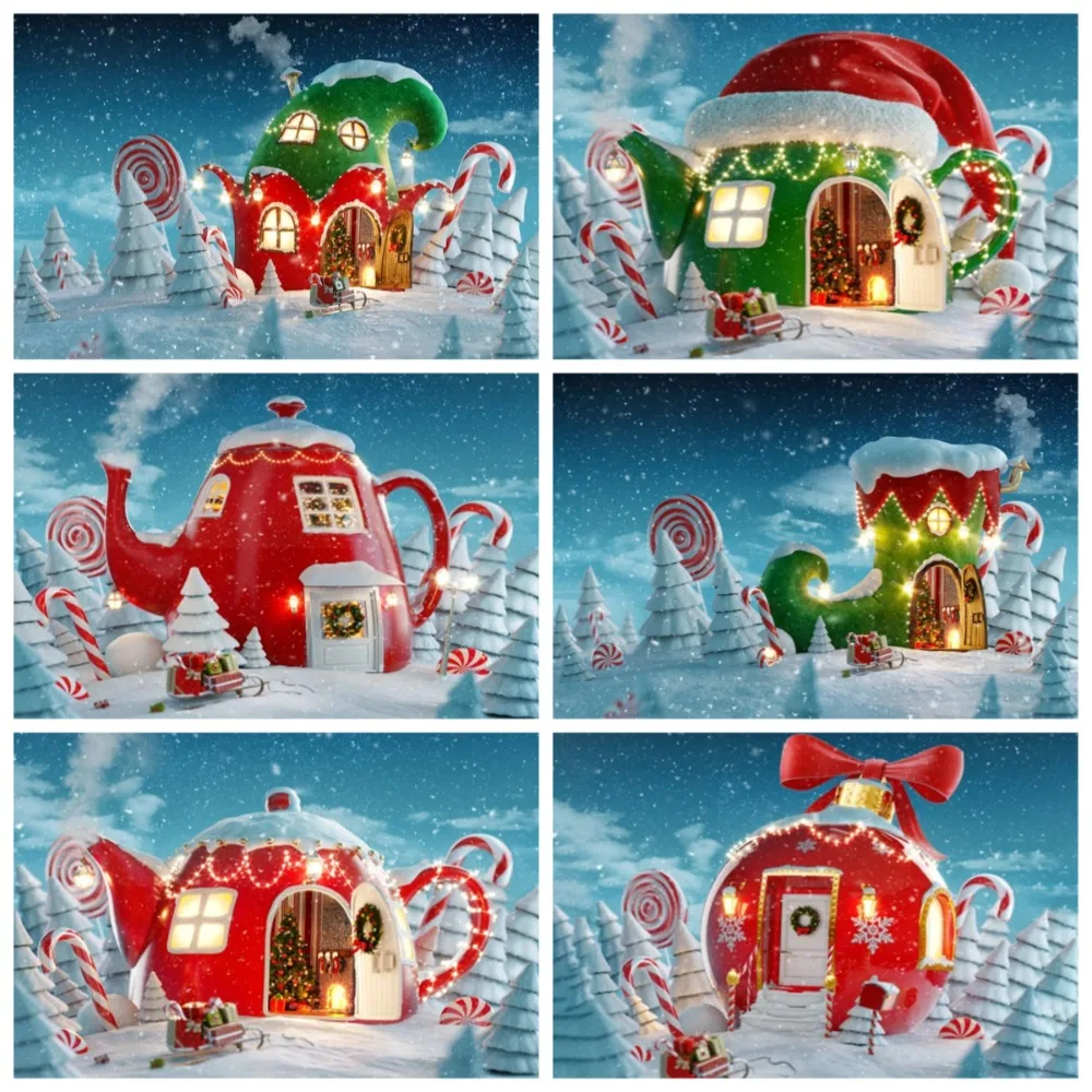Christmas Village Winter Snow Candy House Theme Banner Decoration Backdrop, Christmas Day Party Decoration Photography Backdrop
Christmas Village Winter Snow Candy House Theme Banner Decoration Backdrop, Christmas Day Party Decoration Photography Backdrop