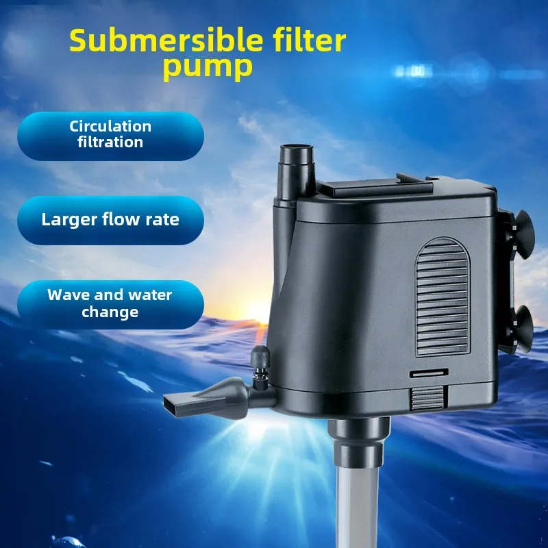 Jinlijia fish tank submersible pump built-in filter oxygenation wave aquarium filter matching pump
Jinlijia fish tank submersible pump built-in filter oxygenation wave aquarium filter matching pump