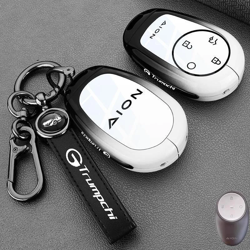 Zinc Alloy Car Key Case for GAC AION RT 2025 Keychain Remote Decoration Cover Shell Ring Holder Fob Accessories
Zinc Alloy Car Key Case for GAC AION RT 2025 Keychain Remote Decoration Cover Shell Ring Holder Fob Accessories