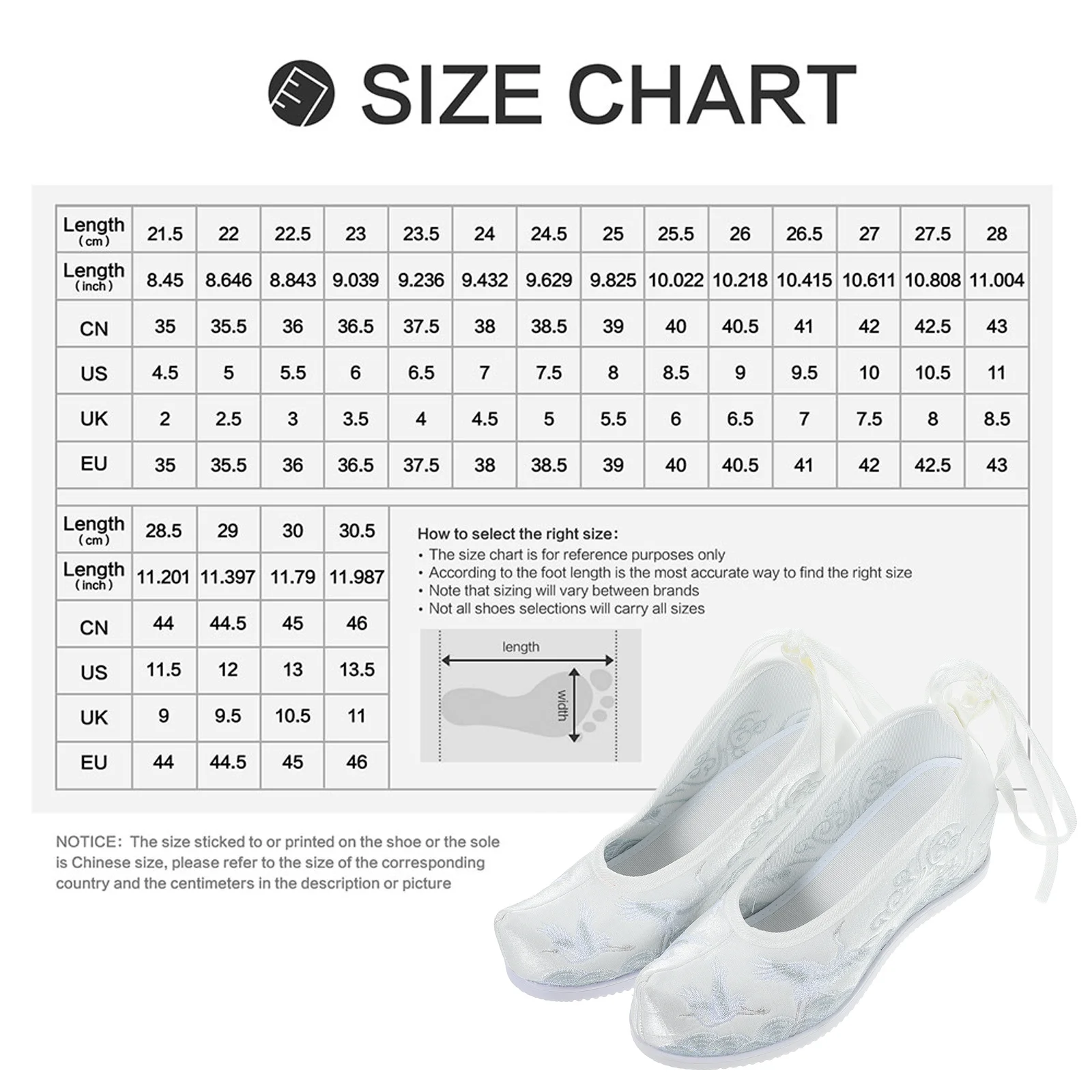 1Pair Inner Height Increasing Han Chinese Clothing Shoes Comfortable Sweat Absorbing Ethnic Style Cloth Embroidered Footwear
1Pair Inner Height Increasing Han Chinese Clothing Shoes Comfortable Sweat Absorbing Ethnic Style Cloth Embroidered Footwear