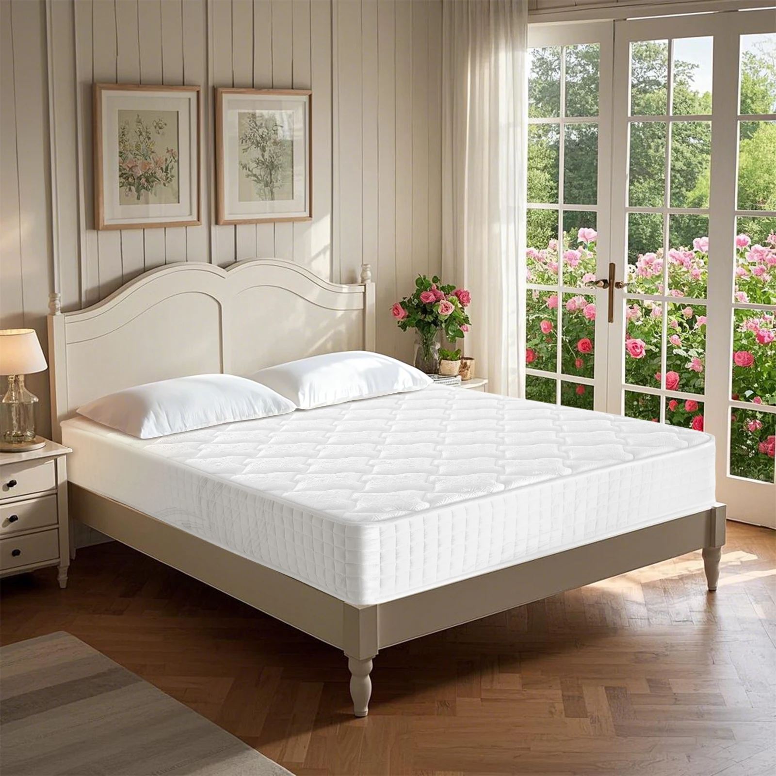 12 Inch Hybrid Mattress Pad with Innerspring Foam/Fiberglass Free/Medium Firm Spring Mattress/Twin Size Mattress CertiPUR
12 Inch Hybrid Mattress Pad with Innerspring Foam/Fiberglass Free/Medium Firm Spring Mattress/Twin Size Mattress CertiPUR