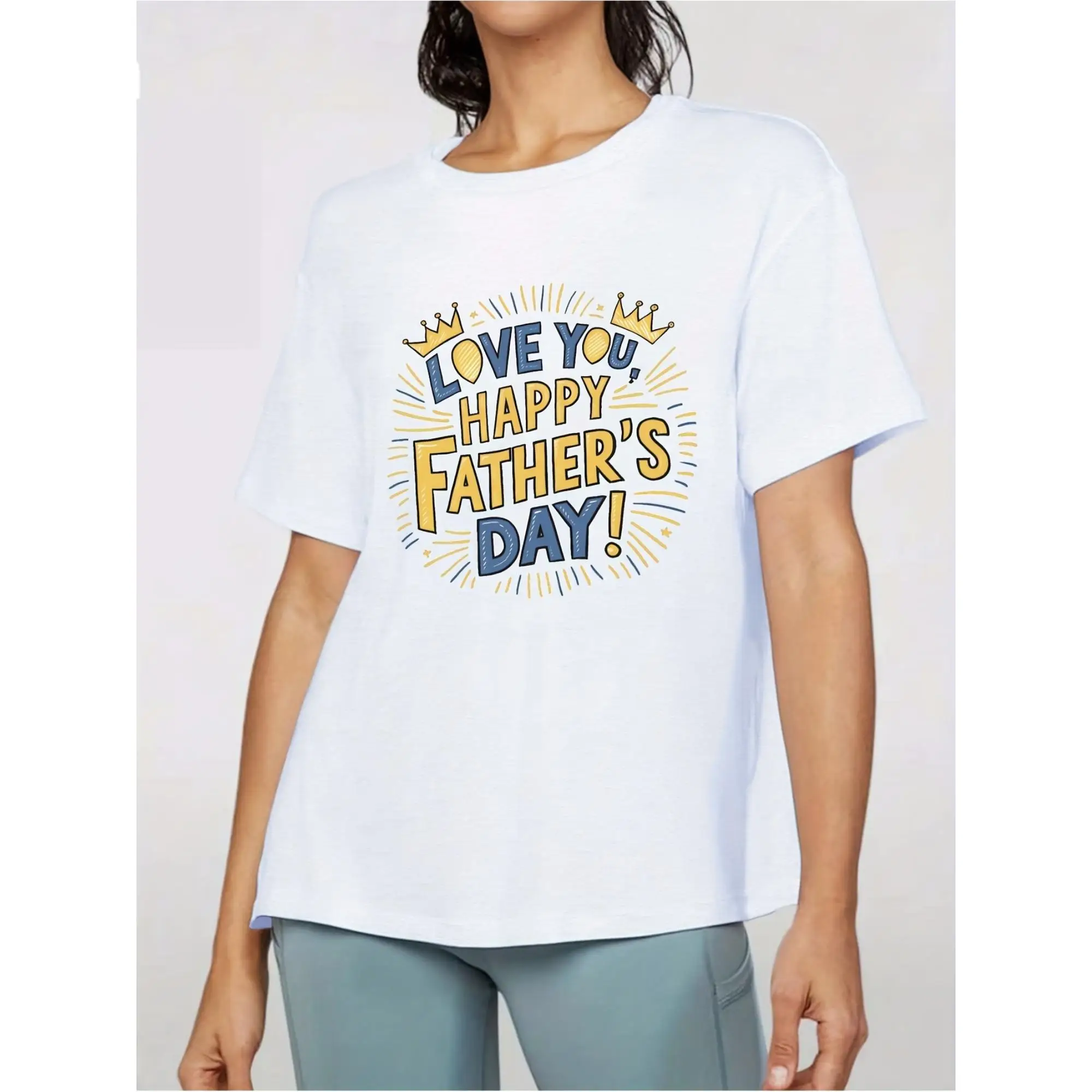 1 plus-size women'S Love Your Daddy Happy Father'S Day Ladies comfortable T-shirt
1 plus-size women'S Love Your Daddy Happy Father'S Day Ladies comfortable T-shirt