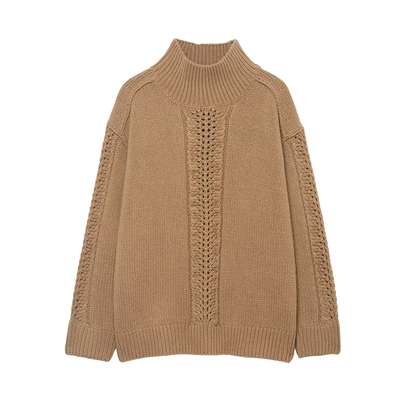 Женский свитер, пуловер 2025 г., женский осенне-зимний модный однотонный свитер с длинными рукавами, пуловер, женский элегантный уличный топ
Женский свитер, пуловер 2025 г., женский осенне-зимний модный однотонный свитер с длинными рукавами, пуловер, женский элегантный уличный топ