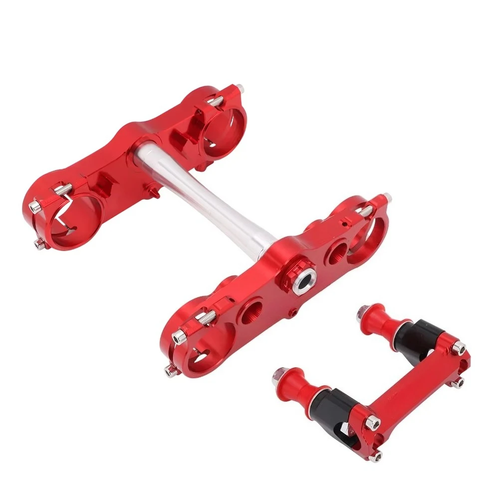 CNC Aluminum Triple Tree Clamps, 125-450cc MX Steering Stem & Bar Mount
CNC Aluminum Triple Tree Clamps, 125-450cc MX Steering Stem & Bar Mount