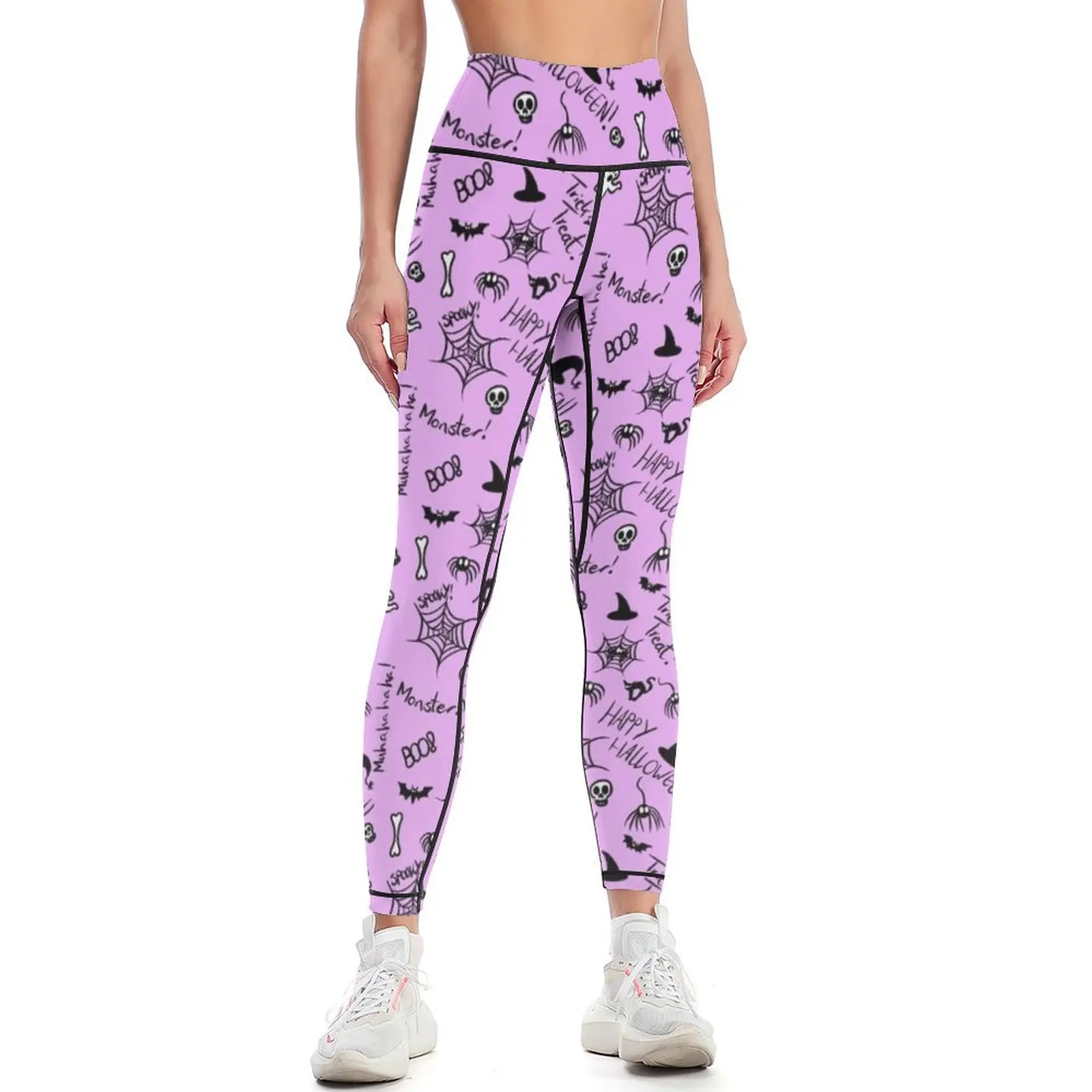 Halloween Pattern (Purple) Leggings gym top Women's trousers push up tights for Womens Leggings
Halloween Pattern (Purple) Leggings gym top Women's trousers push up tights for Womens Leggings