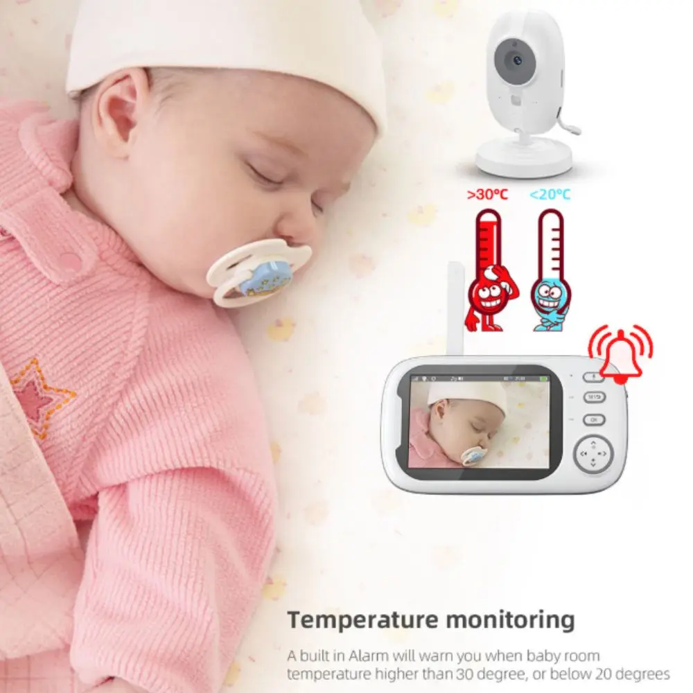 3.5-inch LCD ABM600 Baby Monitor Wireless 2 Way Audio 3.5-inch Baby Monitor Upgraded Camera Real-time Video
3.5-inch LCD ABM600 Baby Monitor Wireless 2 Way Audio 3.5-inch Baby Monitor Upgraded Camera Real-time Video