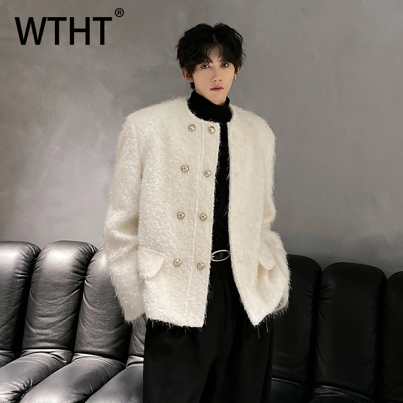 WTHT Fashion 2025 Autumn Men's Burr Edge Solid Color Loose Coats Trendy Korean-style Double Breasted Jackets Male 2A2176
WTHT Fashion 2025 Autumn Men's Burr Edge Solid Color Loose Coats Trendy Korean-style Double Breasted Jackets Male 2A2176
