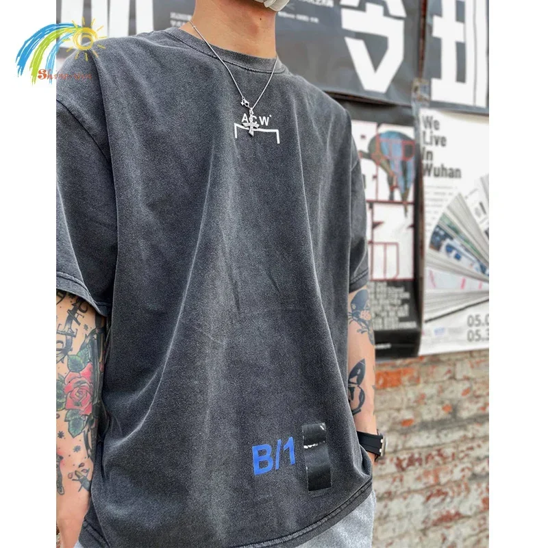 Hip Hop Streetwear Industrial Style Blue Logo A-COLD-WALL T-Shirt Men Women Oversize Vintage Washed Old ACW Tee Top With Tags
Hip Hop Streetwear Industrial Style Blue Logo A-COLD-WALL T-Shirt Men Women Oversize Vintage Washed Old ACW Tee Top With Tags