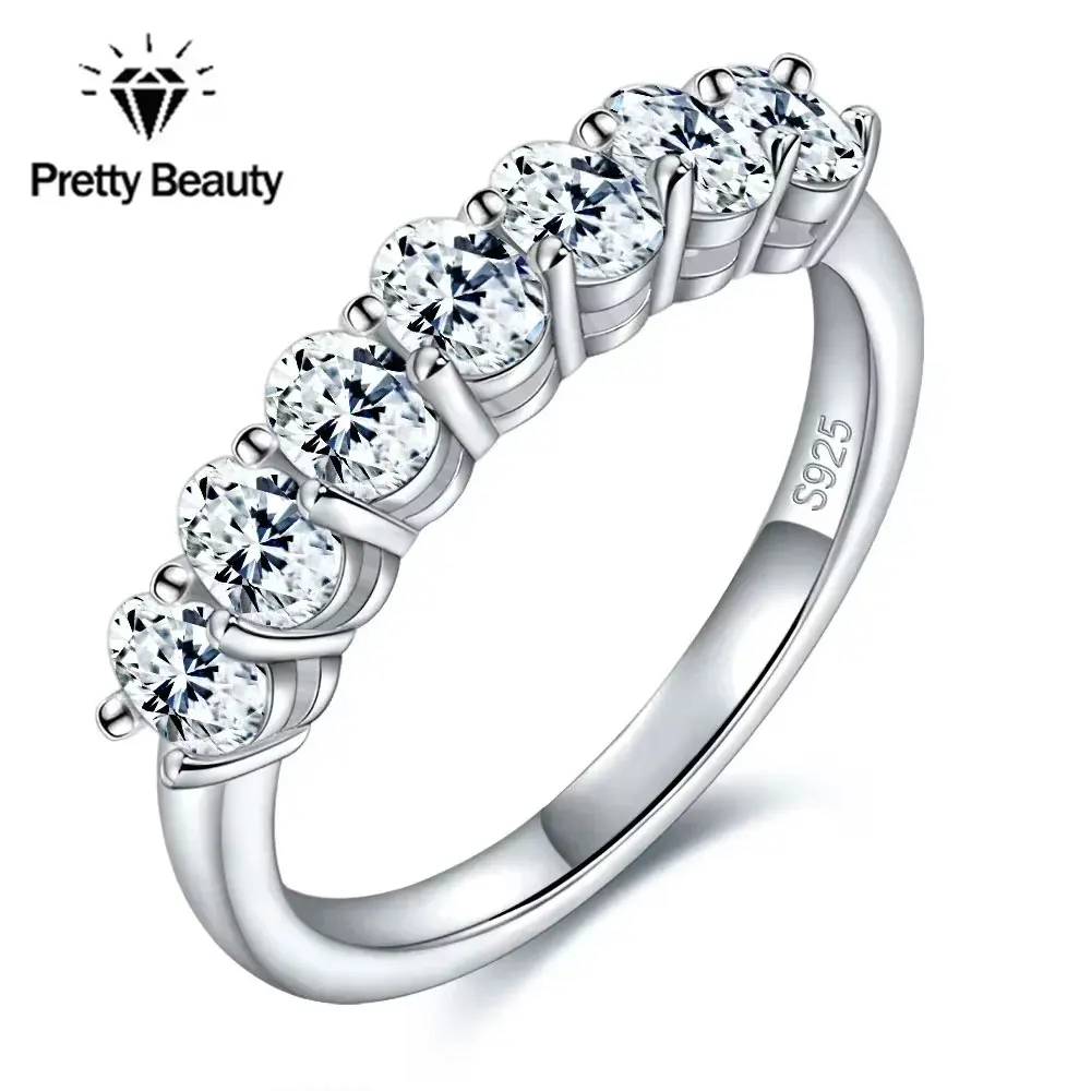 Изысканное обручальное кольцо Pretty Beauty с овальным муассанитом в полукольцевой оправе, серебро S925, для женщин, с покрытием из белого золота, имитация бриллиантов, ювелирное изделие
Изысканное обручальное кольцо Pretty Beauty с овальным муассанитом в полукольцевой оправе, серебро S925, для женщин, с покрытием из белого золота, имитация бриллиантов, ювелирное изделие