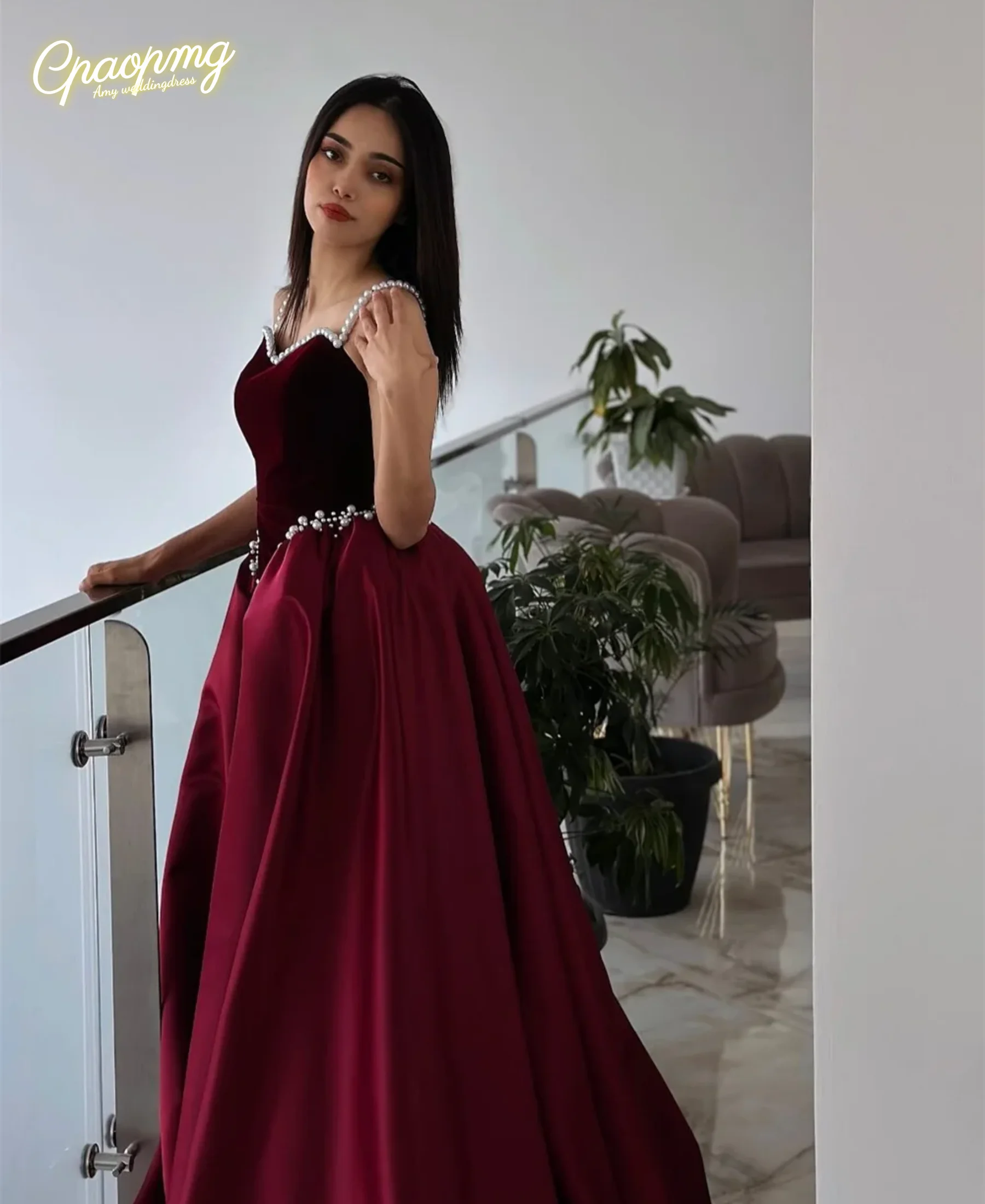 Customized Spaghetti Straps A-Line Prom Dresses Sleeveless Velvet Evening Dresses Elegant Wine Red Zip Party Dresses
Customized Spaghetti Straps A-Line Prom Dresses Sleeveless Velvet Evening Dresses Elegant Wine Red Zip Party Dresses