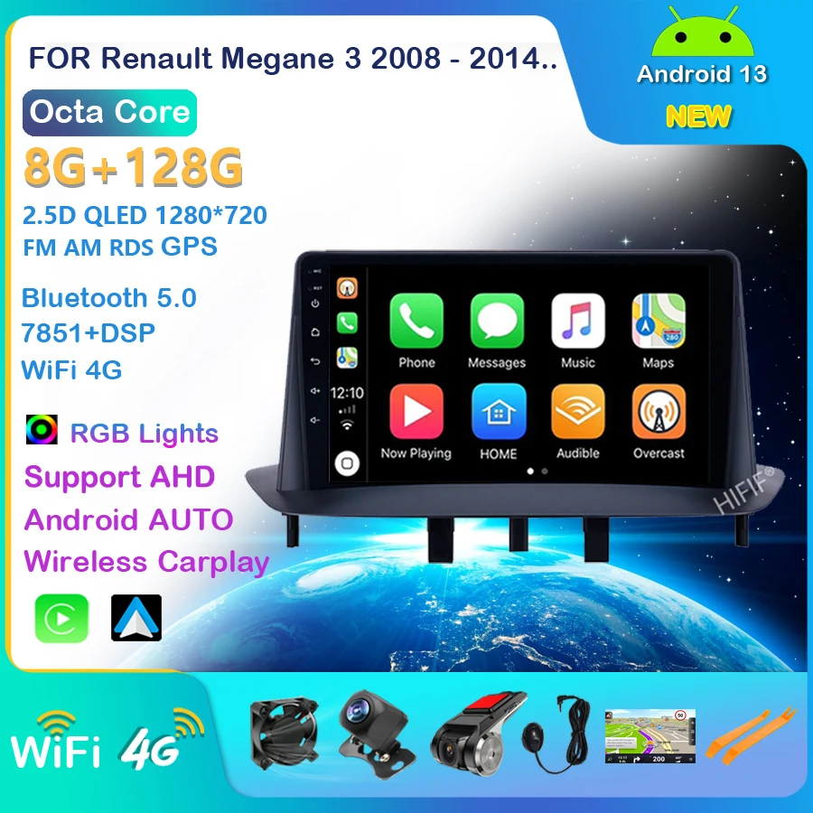 Автомагнитола для Renault Megane 3 2008-2014, мультимедийный видеоплеер, навигатор GPS, Android, 2din, 2 din, dvd
Автомагнитола для Renault Megane 3 2008-2014, мультимедийный видеоплеер, навигатор GPS, Android, 2din, 2 din, dvd