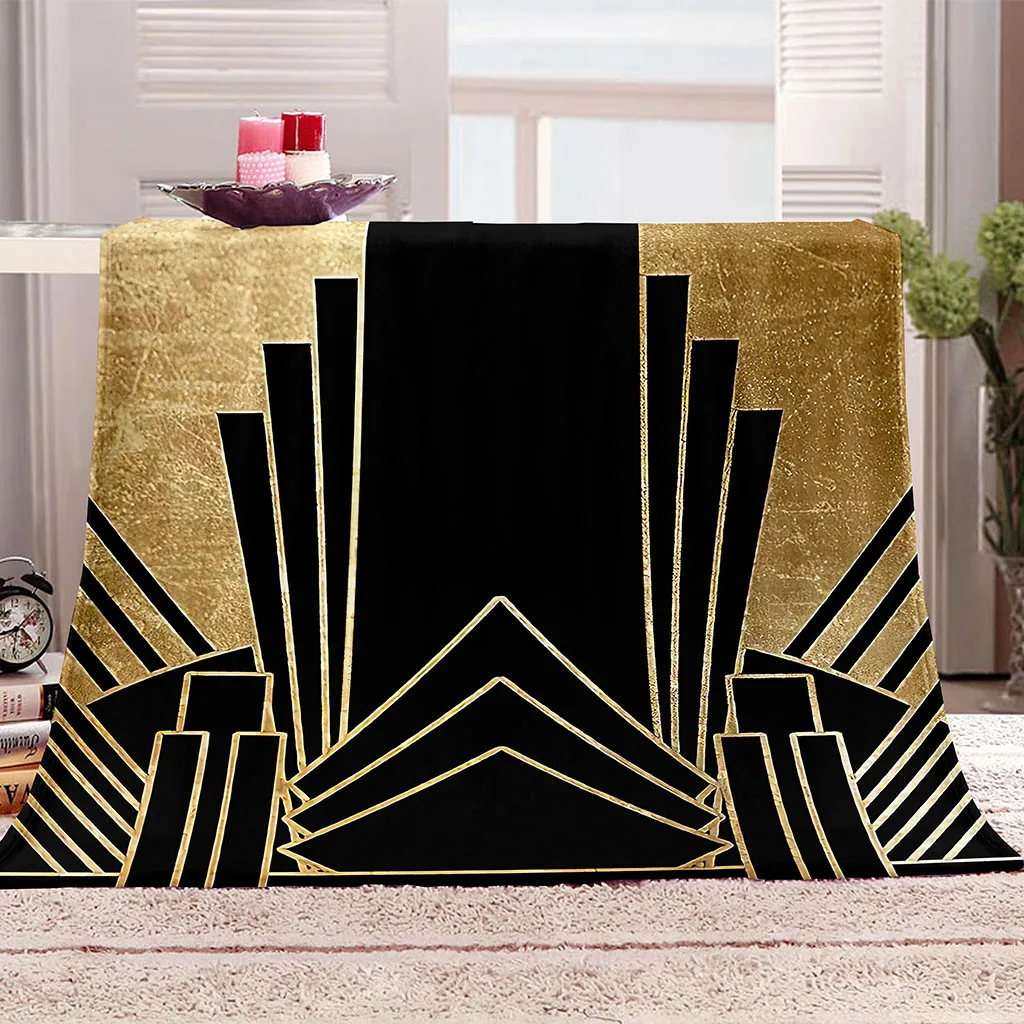 HUANZHUANG Printing Plush Blanket Adult Fashion Quilts Abstract Golden Art Flannel Home Office Washable Kids Sherpa Bedspread
HUANZHUANG Printing Plush Blanket Adult Fashion Quilts Abstract Golden Art Flannel Home Office Washable Kids Sherpa Bedspread