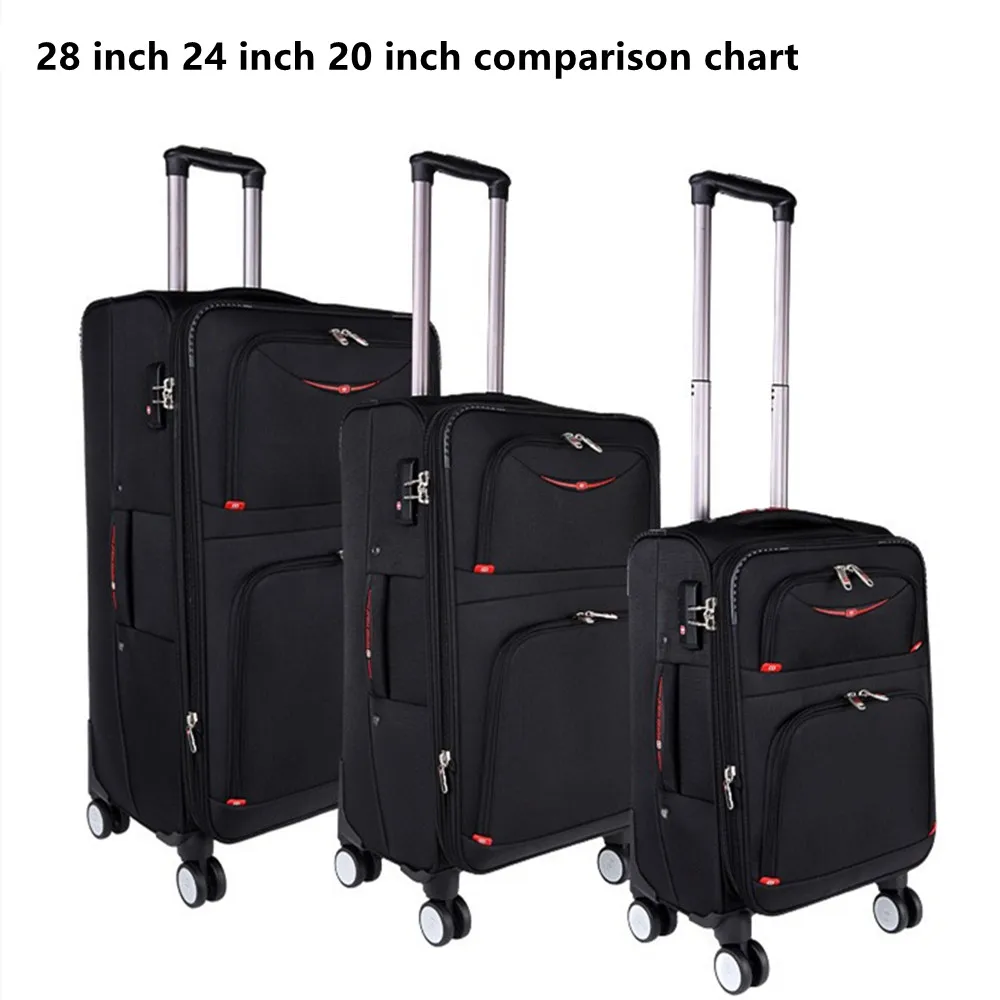 28 Inch Business Trolley Case Oxford Cloth Suitcase Bag Universal 4 Wheel Travel Luggage Laptop Storage Lock Box Baggage Handbag
28 Inch Business Trolley Case Oxford Cloth Suitcase Bag Universal 4 Wheel Travel Luggage Laptop Storage Lock Box Baggage Handbag