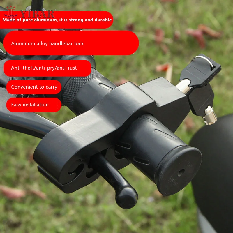 1PC Motorcycle Handlebar Lock Handlebar Brake Handle Solid Lock Imitating Steal Lock Pull Rod ATV Dirt Street Bikes Anti Theft
1PC Motorcycle Handlebar Lock Handlebar Brake Handle Solid Lock Imitating Steal Lock Pull Rod ATV Dirt Street Bikes Anti Theft