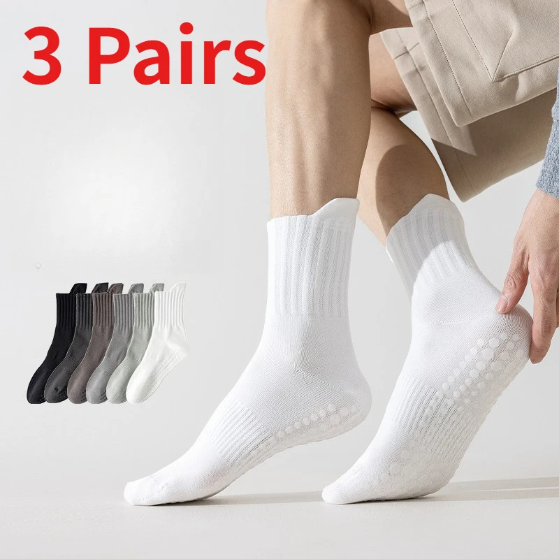 1/3 Pairs Men's Long Tube Sports Socks Silicone Anti-slip Breathable Cotton Socks for Basketball Football Dance Pilates Fitness
1/3 Pairs Men's Long Tube Sports Socks Silicone Anti-slip Breathable Cotton Socks for Basketball Football Dance Pilates Fitness