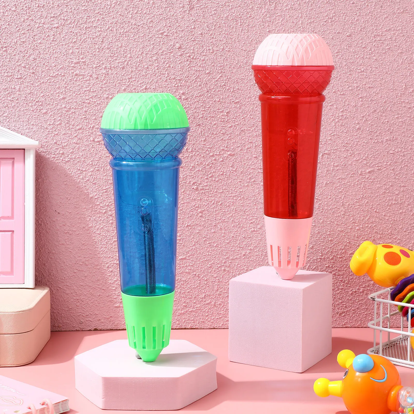 2Pcs Children's Microphone Echo Prop Retro Simulation Lightweight Plastic Karaoke Party Stage Costume Singing Plaything
2Pcs Children's Microphone Echo Prop Retro Simulation Lightweight Plastic Karaoke Party Stage Costume Singing Plaything