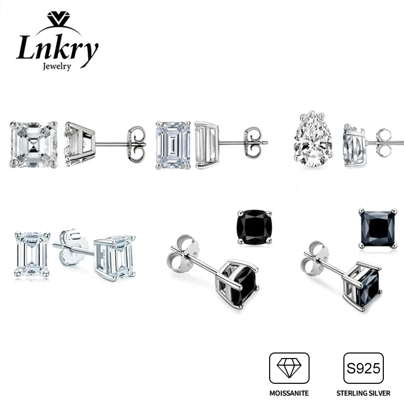 Lnkry Certified Heart/Oval/Pear/Asscher Cut Moissanite Stud Earring For Women pendientes plata 925 Earring Jewelry Gift
Lnkry Certified Heart/Oval/Pear/Asscher Cut Moissanite Stud Earring For Women pendientes plata 925 Earring Jewelry Gift