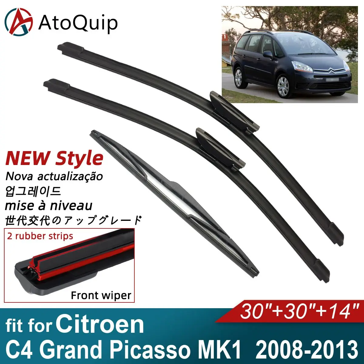 Двойные резиновые автомобильные дворники для 2008-2013 Citroen C4 Grand Picasso MK1, задние автомобильные аксессуары 2008 2009 2010 2011 2012 2013
Двойные резиновые автомобильные дворники для 2008-2013 Citroen C4 Grand Picasso MK1, задние автомобильные аксессуары 2008 2009 2010 2011 2012 2013