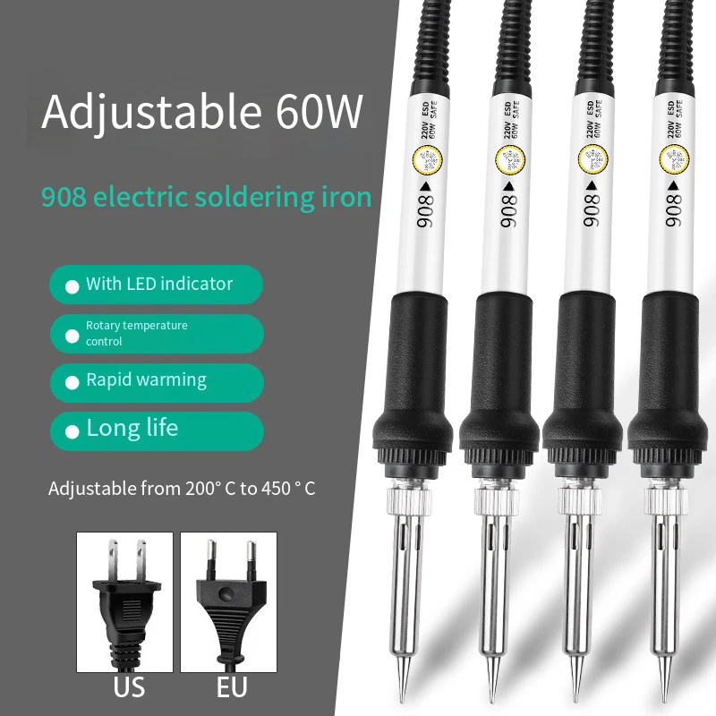 【Hot】Adjustable Temperature Electric Soldering Iron 110V/220V 60W Solder Iron Professional Tin Welder Heat Pencil Welding Repair
【Hot】Adjustable Temperature Electric Soldering Iron 110V/220V 60W Solder Iron Professional Tin Welder Heat Pencil Welding Repair