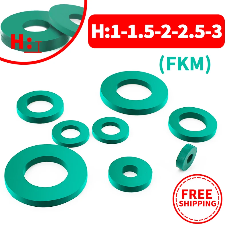 Flat gasket Sealing Ring green fluororubber Screw Washer M2M3 M4 M5 M6 M8 M10 M12 M14 M16 M18 M20 Wholesale free shipping
Flat gasket Sealing Ring green fluororubber Screw Washer M2M3 M4 M5 M6 M8 M10 M12 M14 M16 M18 M20 Wholesale free shipping