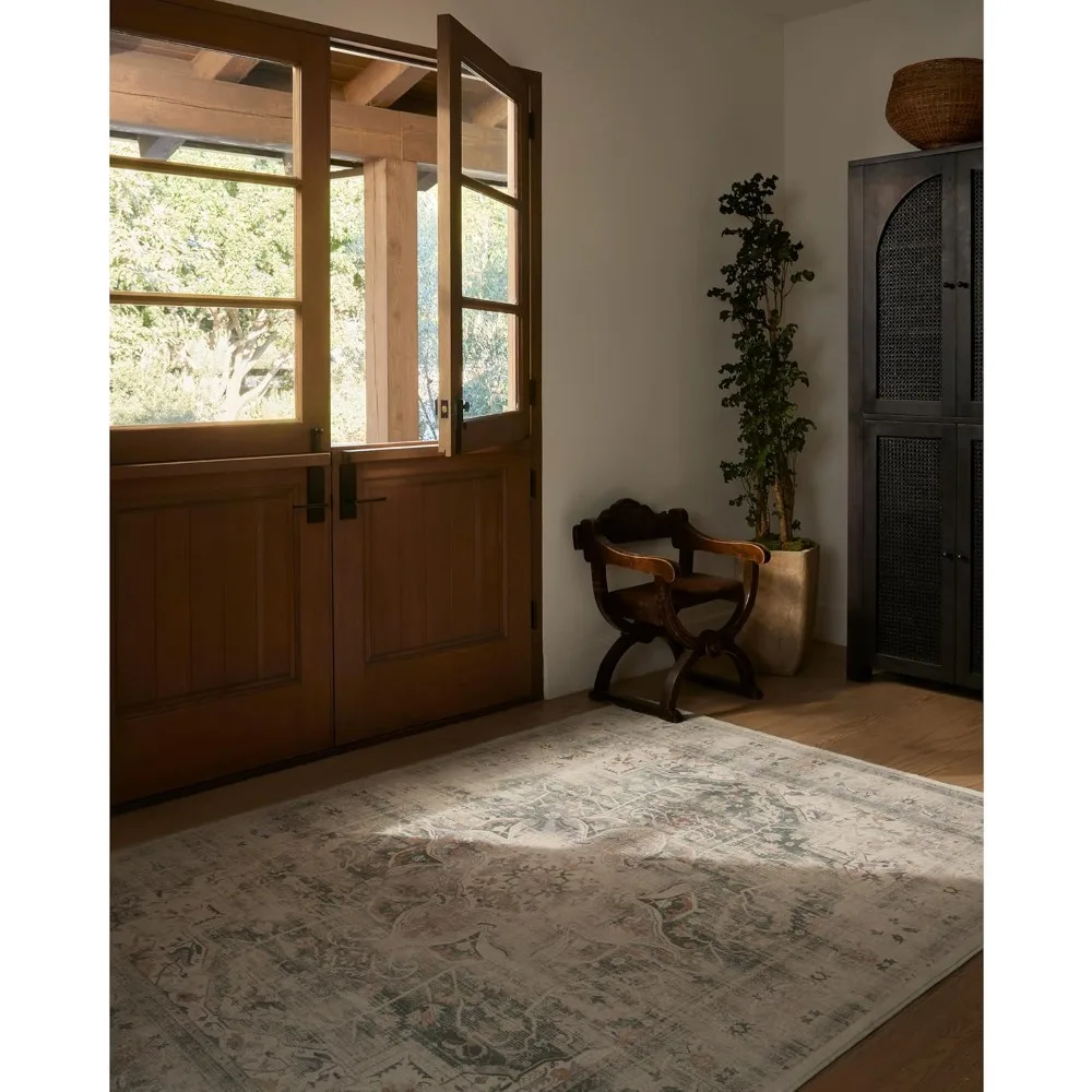 Washable 6x9 Area Rug, Sarrah Sage, Premium Vintage Rugs for Living Room, Bedroom, Kitchen, Office, Classroom
Washable 6x9 Area Rug, Sarrah Sage, Premium Vintage Rugs for Living Room, Bedroom, Kitchen, Office, Classroom