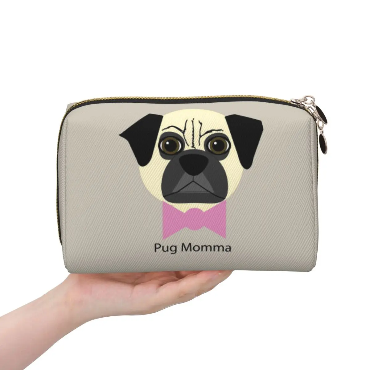 Pug Momma женская косметичка дорожный органайзер для макияжа сумка для хранения туалетных принадлежностей Dopp Kit Box
Pug Momma женская косметичка дорожный органайзер для макияжа сумка для хранения туалетных принадлежностей Dopp Kit Box