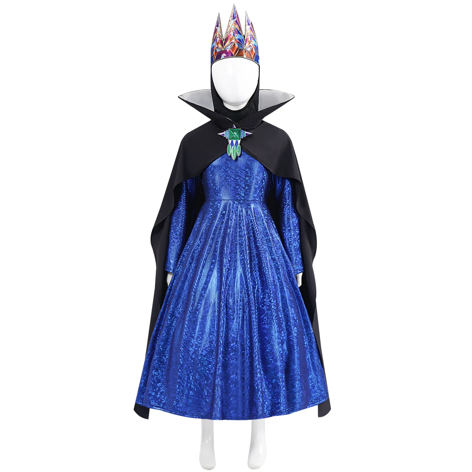 Evil Queen Blue Dress Cloak Cosplay Costume Movie Princess Snow Disguise Outfits Roleplay Halloween Carnival Suit for Womenx,5;d
Evil Queen Blue Dress Cloak Cosplay Costume Movie Princess Snow Disguise Outfits Roleplay Halloween Carnival Suit for Womenx,5;d