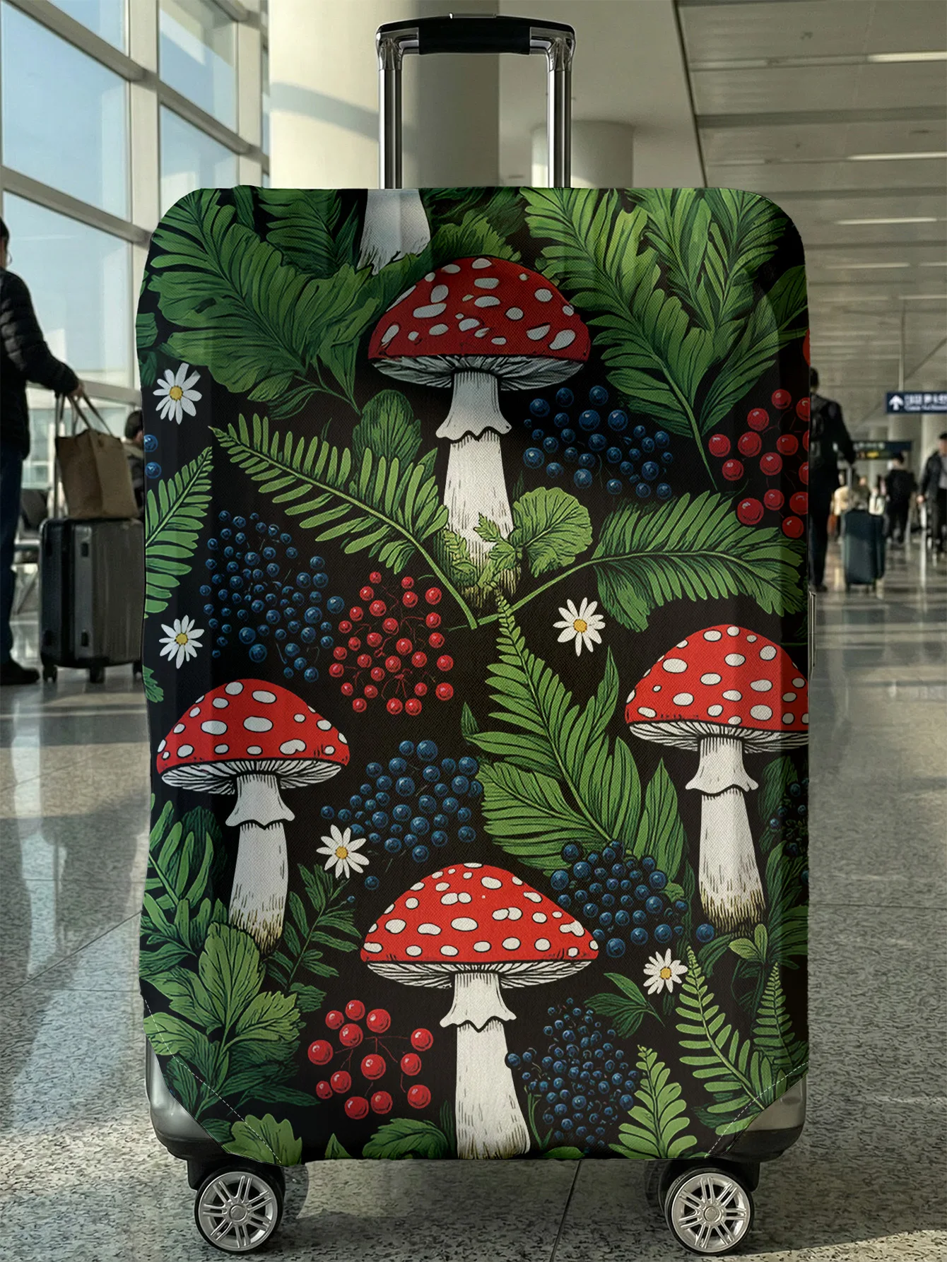 Защитный чехол для багажа с принтом грибов, подходит для чемоданов 18-32 дюймов, чехлы для ручек чемоданов, дорожные аксессуары.
Защитный чехол для багажа с принтом грибов, подходит для чемоданов 18-32 дюймов, чехлы для ручек чемоданов, дорожные аксессуары.