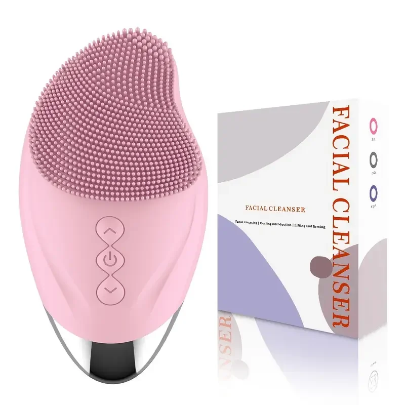 Rechargeable silicone facial cleaning brush with heated massage - gentle exfoliation and deep cleaning, USB charging
Rechargeable silicone facial cleaning brush with heated massage - gentle exfoliation and deep cleaning, USB charging