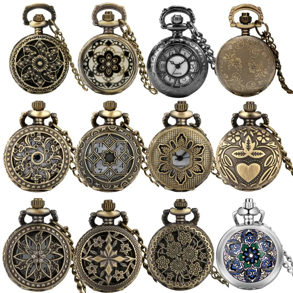 Vintage Cute Small Size Quartz Pocket Watches Women Exquisite Necklace Pendant Pocket Clock Arabic Numerals Dial Timepiece Gift
Vintage Cute Small Size Quartz Pocket Watches Women Exquisite Necklace Pendant Pocket Clock Arabic Numerals Dial Timepiece Gift