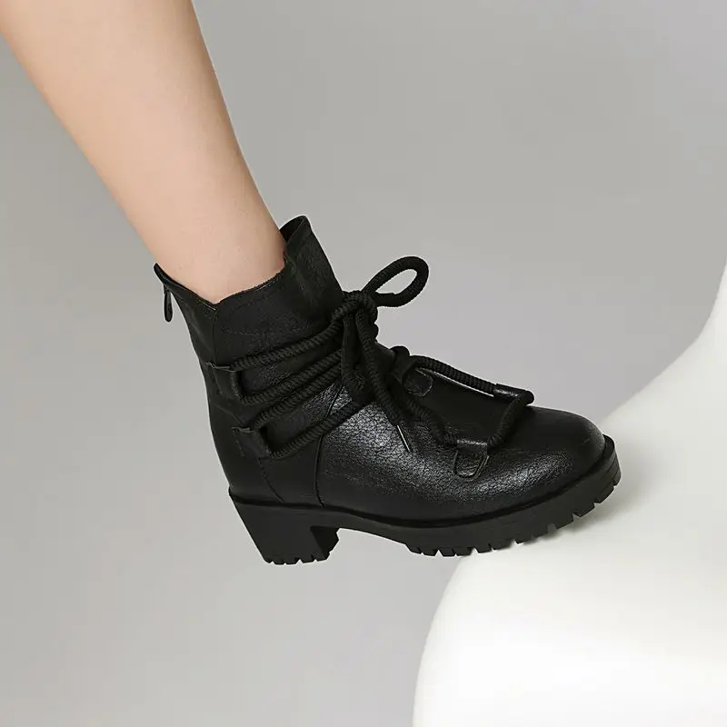 Классические женские ботильоны Girseaby на блочном каблуке 4,5 см на платформе со шнуровкой, большие размеры 44 45 46 US15, мягкие повседневные повседневные ботинки
Классические женские ботильоны Girseaby на блочном каблуке 4,5 см на платформе со шнуровкой, большие размеры 44 45 46 US15, мягкие повседневные повседневные ботинки