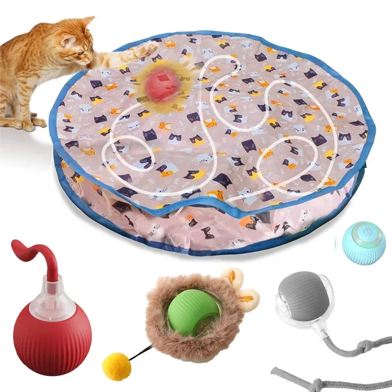 Interactive Cat Toys Ball Fast Rolling in Pouch Hide and Seek Kitten Toy Motion Activated Interactive Cat Toy for Indoor 2025
Interactive Cat Toys Ball Fast Rolling in Pouch Hide and Seek Kitten Toy Motion Activated Interactive Cat Toy for Indoor 2025
