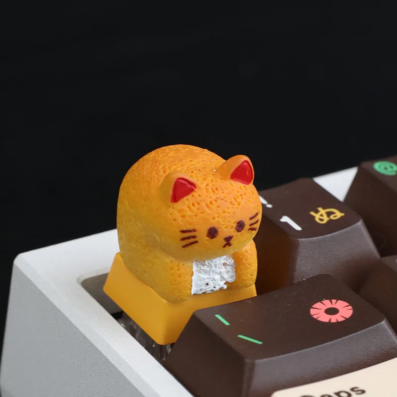 Japanese cat bread keycaps cute personalized mechanical keycaps original design resin keycaps
Japanese cat bread keycaps cute personalized mechanical keycaps original design resin keycaps