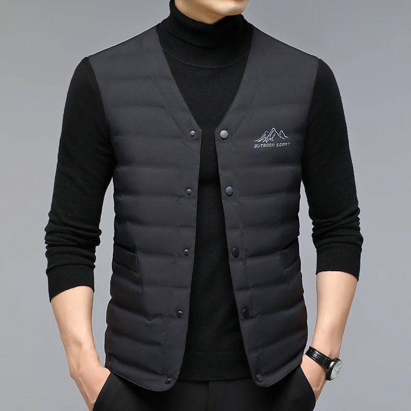 Top Grade Winter Keep Warm Men's Liner Down Jackets 2023 New 90% White Duck Down Male Casual Short Brand Down Sleeveless Vest
Top Grade Winter Keep Warm Men's Liner Down Jackets 2023 New 90% White Duck Down Male Casual Short Brand Down Sleeveless Vest