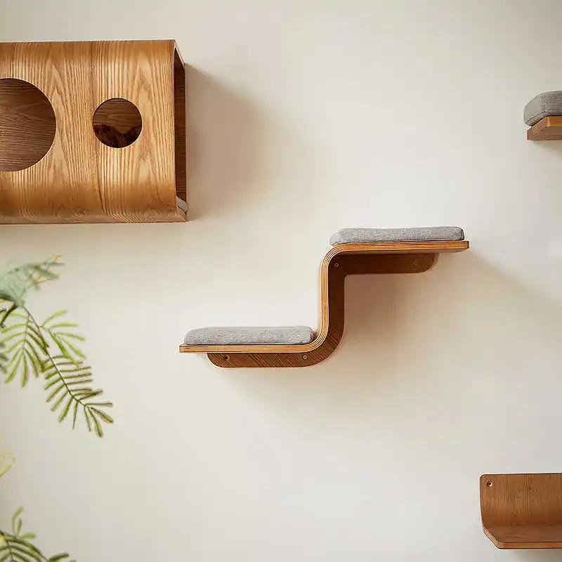 Modern Solid Wood Cat Tree Scratcher With 2 Steps Perch Wall Furniture All Seasons Cat Wall Scratching Post Cat House
Modern Solid Wood Cat Tree Scratcher With 2 Steps Perch Wall Furniture All Seasons Cat Wall Scratching Post Cat House