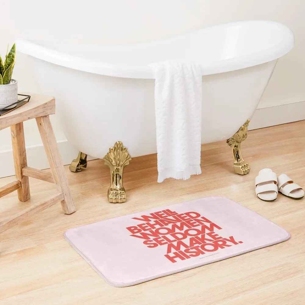 Well Behaved Women Seldom Make History (Pink & Red Version) Bath Mat Bathroom Items Bedroom Carpet Carpet Living Room Mat
Well Behaved Women Seldom Make History (Pink & Red Version) Bath Mat Bathroom Items Bedroom Carpet Carpet Living Room Mat