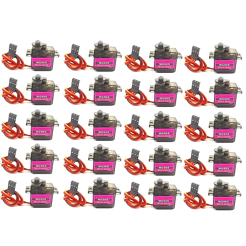5/10/20 Pcs MG90S All metal gear 9g Servo SG90 Upgraded version For Rc Helicopter Plane Boat Car MG90 9G Trex 450 RC Robot
5/10/20 Pcs MG90S All metal gear 9g Servo SG90 Upgraded version For Rc Helicopter Plane Boat Car MG90 9G Trex 450 RC Robot