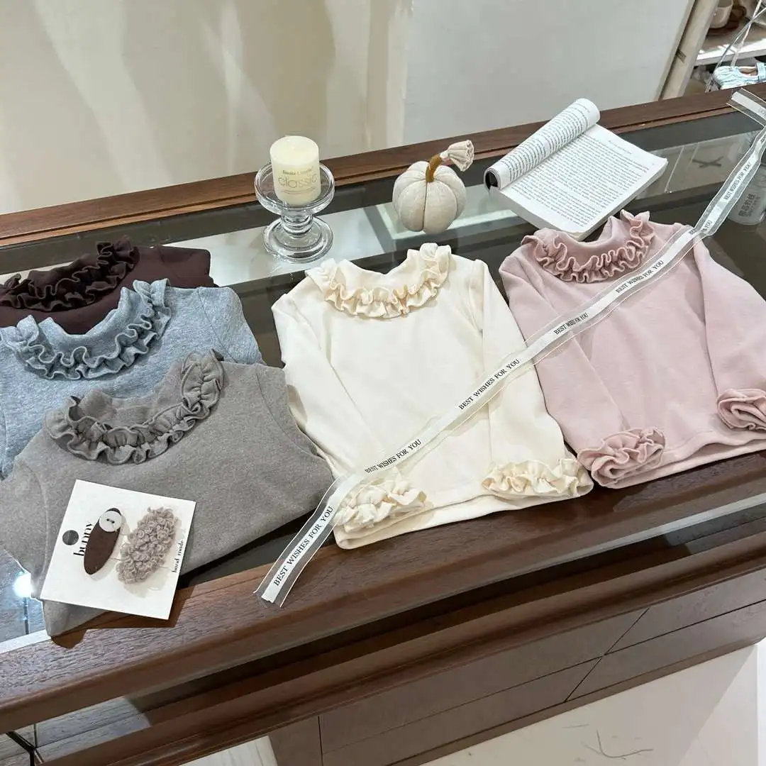 New Thicken Autumn Winter Girls Long Sleeve Top Long Sleeve Fashionable Korean Base T-shirts 2025 New
New Thicken Autumn Winter Girls Long Sleeve Top Long Sleeve Fashionable Korean Base T-shirts 2025 New