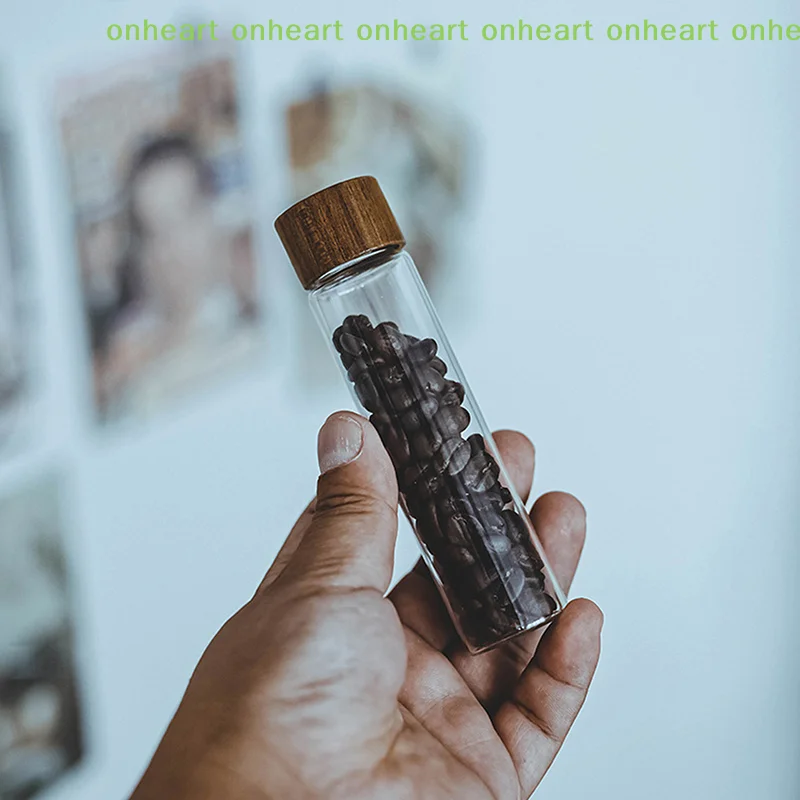 Wooden Sealed Canisters Barista Tool Gift Coffee Beans Storage Container Glass Tube With Wood Tool Bottled Tubes Grain Storage
Wooden Sealed Canisters Barista Tool Gift Coffee Beans Storage Container Glass Tube With Wood Tool Bottled Tubes Grain Storage
