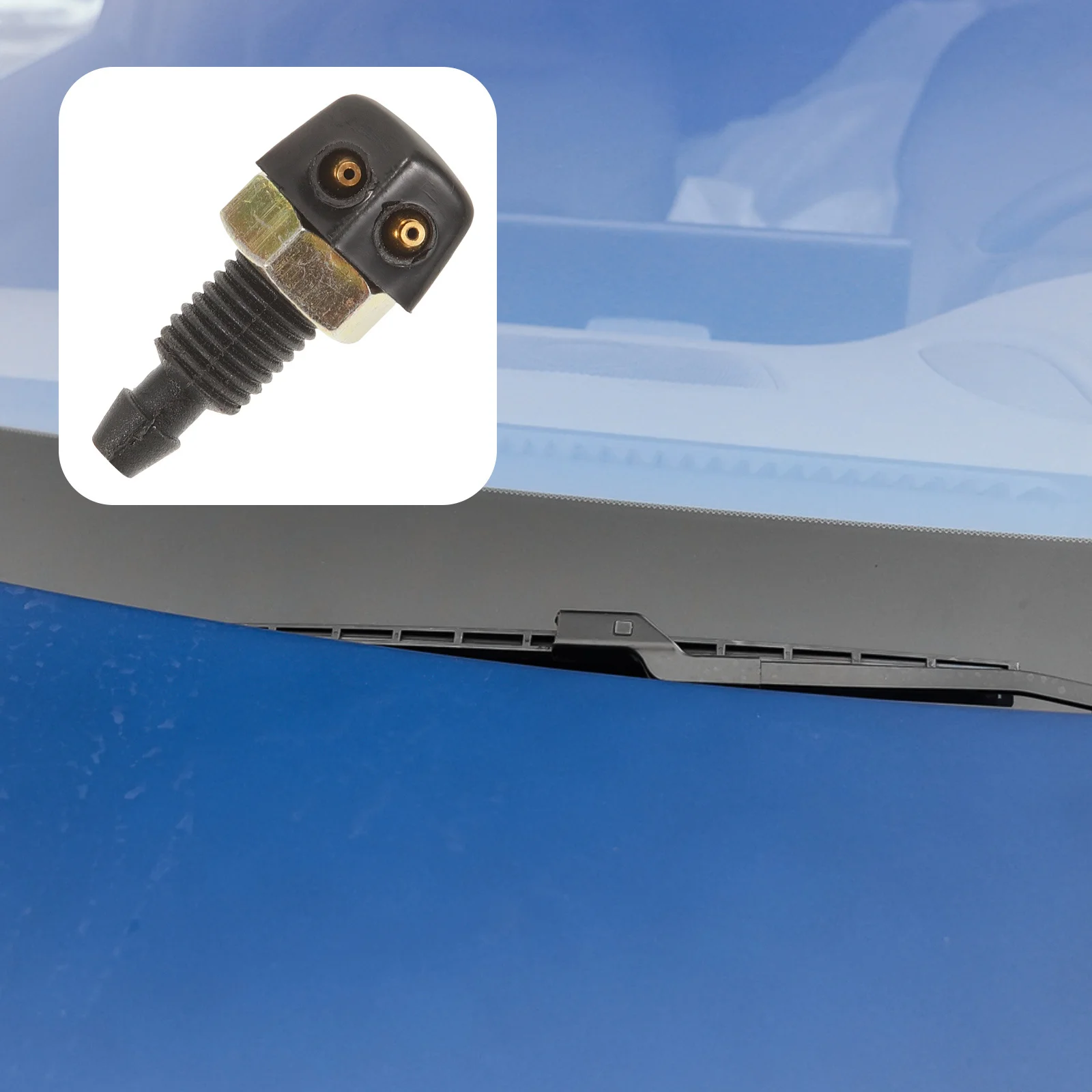 Car Windshield Washer Nozzle Durable Copper Nylon Spray Jet Clear View Replacement Wiper Nozzles Auto Accessories
Car Windshield Washer Nozzle Durable Copper Nylon Spray Jet Clear View Replacement Wiper Nozzles Auto Accessories