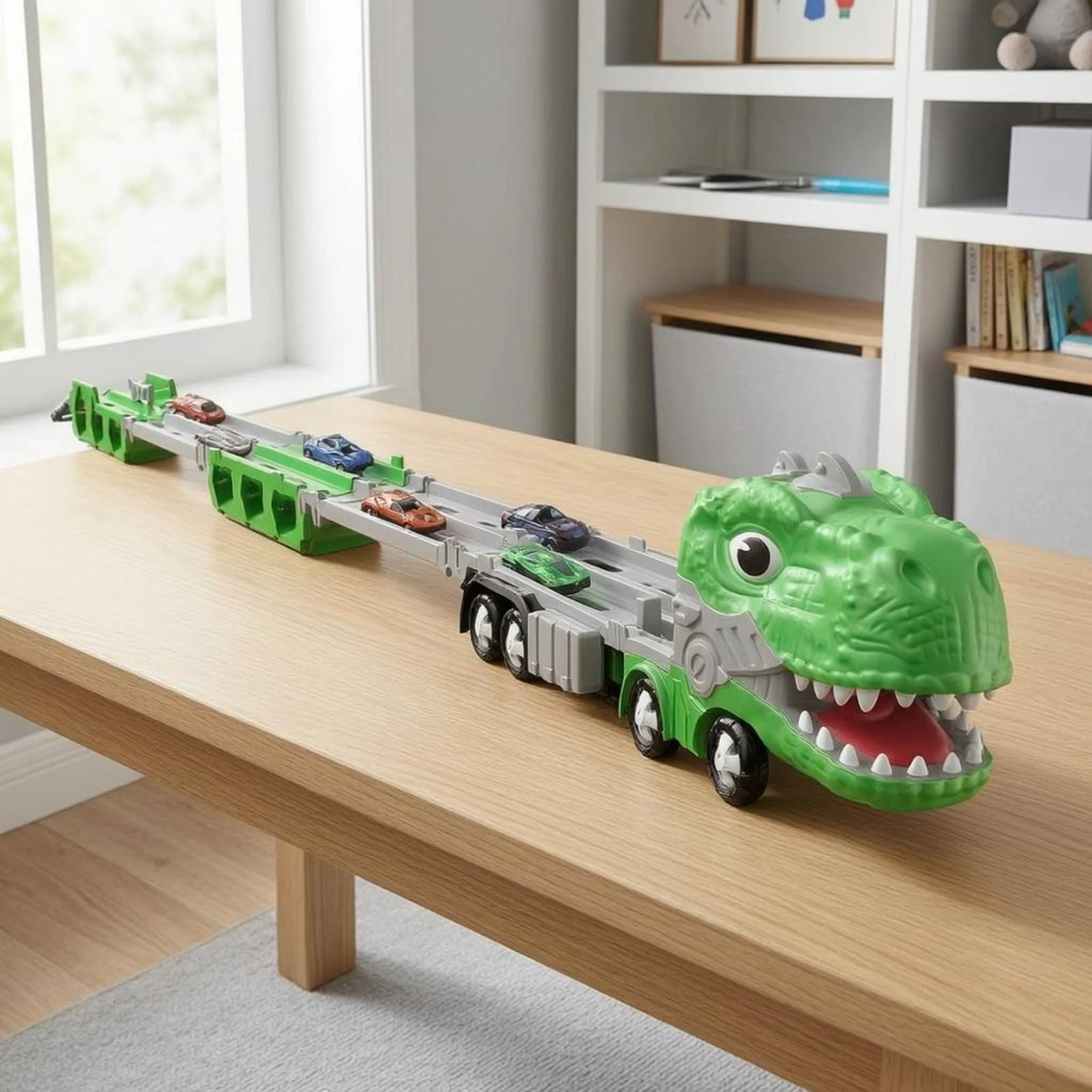 Transformable Dinosaur Truck Unfoldable Dinosaur Head Truck Toy Kids Plaything Alloy Cars Open Mouth for Children
Transformable Dinosaur Truck Unfoldable Dinosaur Head Truck Toy Kids Plaything Alloy Cars Open Mouth for Children