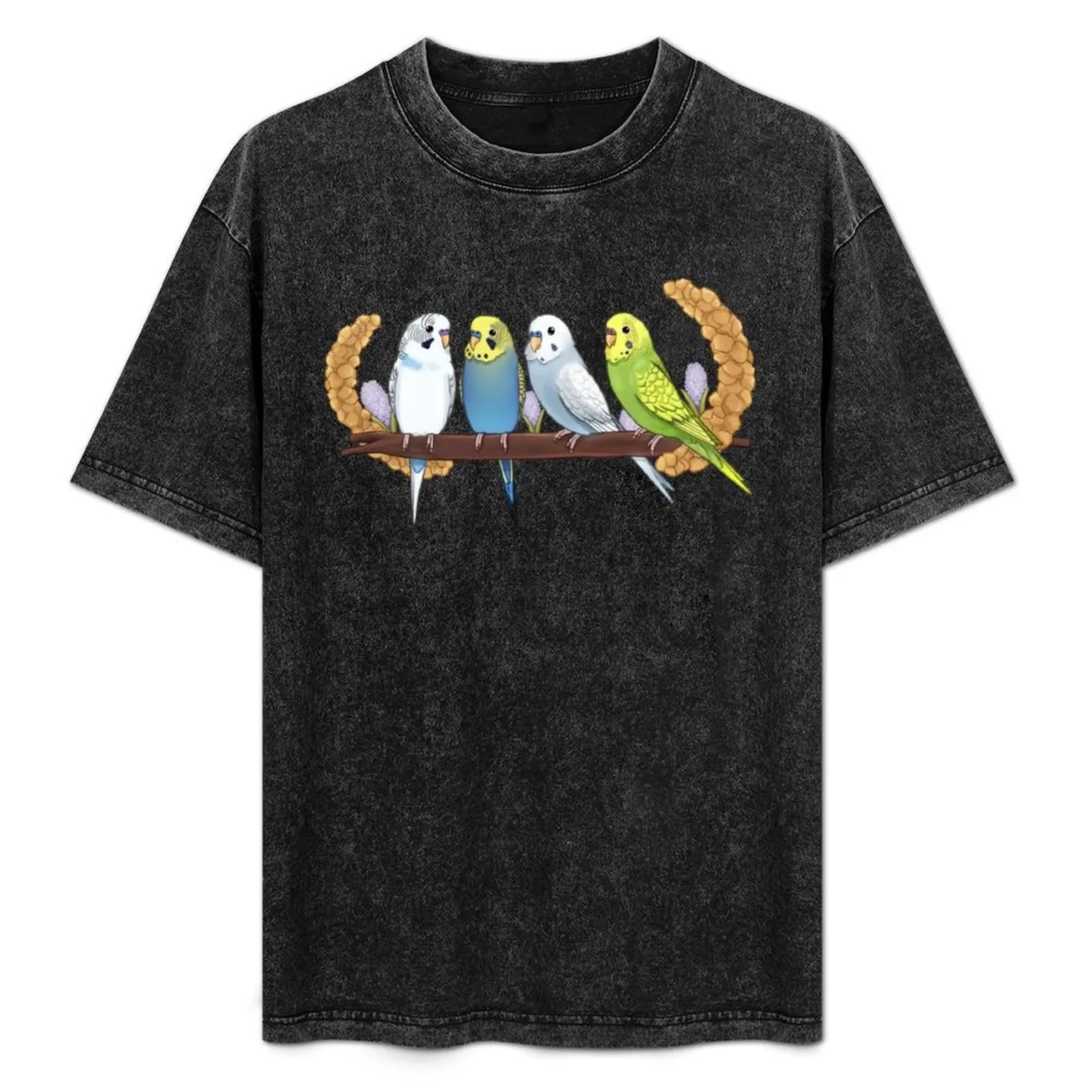 Cute Budgies T-Shirt Minimal Art Print T-Shirt
Cute Budgies T-Shirt Minimal Art Print T-Shirt
