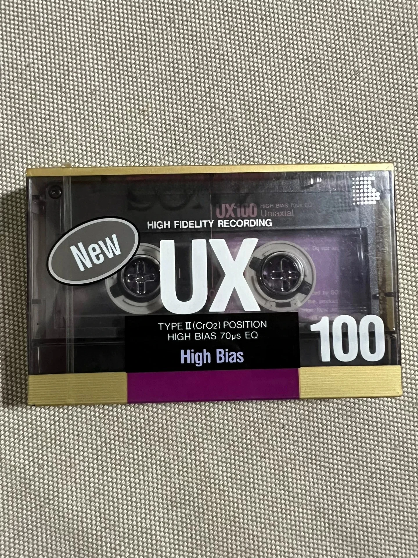 for Sony New unopened UX100 Class II blank tape
for Sony New unopened UX100 Class II blank tape