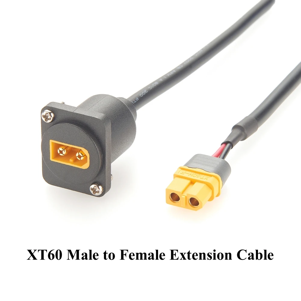 D Type XT60 Male to Female Extension Convertor Cable XT60 XLR Chassis Panel Mount Wire for RC Lipo Battery FPV Drone
D Type XT60 Male to Female Extension Convertor Cable XT60 XLR Chassis Panel Mount Wire for RC Lipo Battery FPV Drone