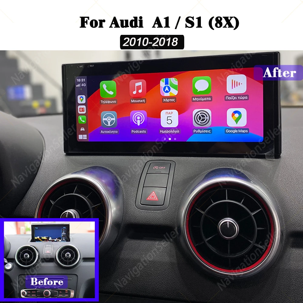 Carplay For Audi A1 X1 2010-2018 Android Autoradio Gps Multimedia Android Auto Touch Screen Radio Bluetooth Car Stereo Retrofit
Carplay For Audi A1 X1 2010-2018 Android Autoradio Gps Multimedia Android Auto Touch Screen Radio Bluetooth Car Stereo Retrofit