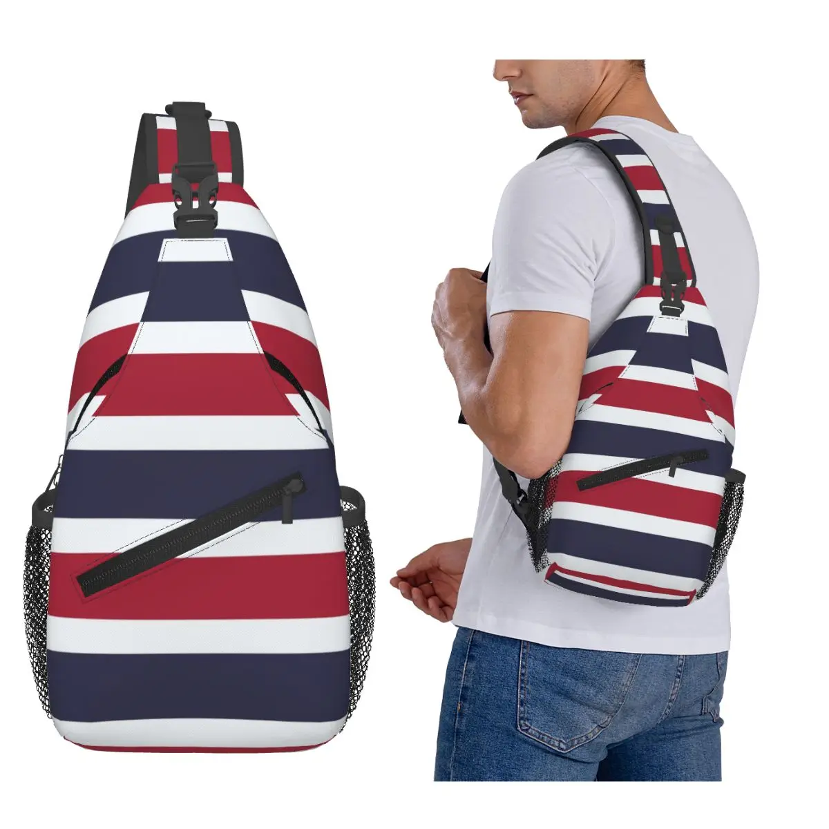 Flag Of Thailand For All Proud Thai People Chest Bag Men Sling Crossbody Backpack Chest Bag Traveling Daypack Shoulder Bag
Flag Of Thailand For All Proud Thai People Chest Bag Men Sling Crossbody Backpack Chest Bag Traveling Daypack Shoulder Bag