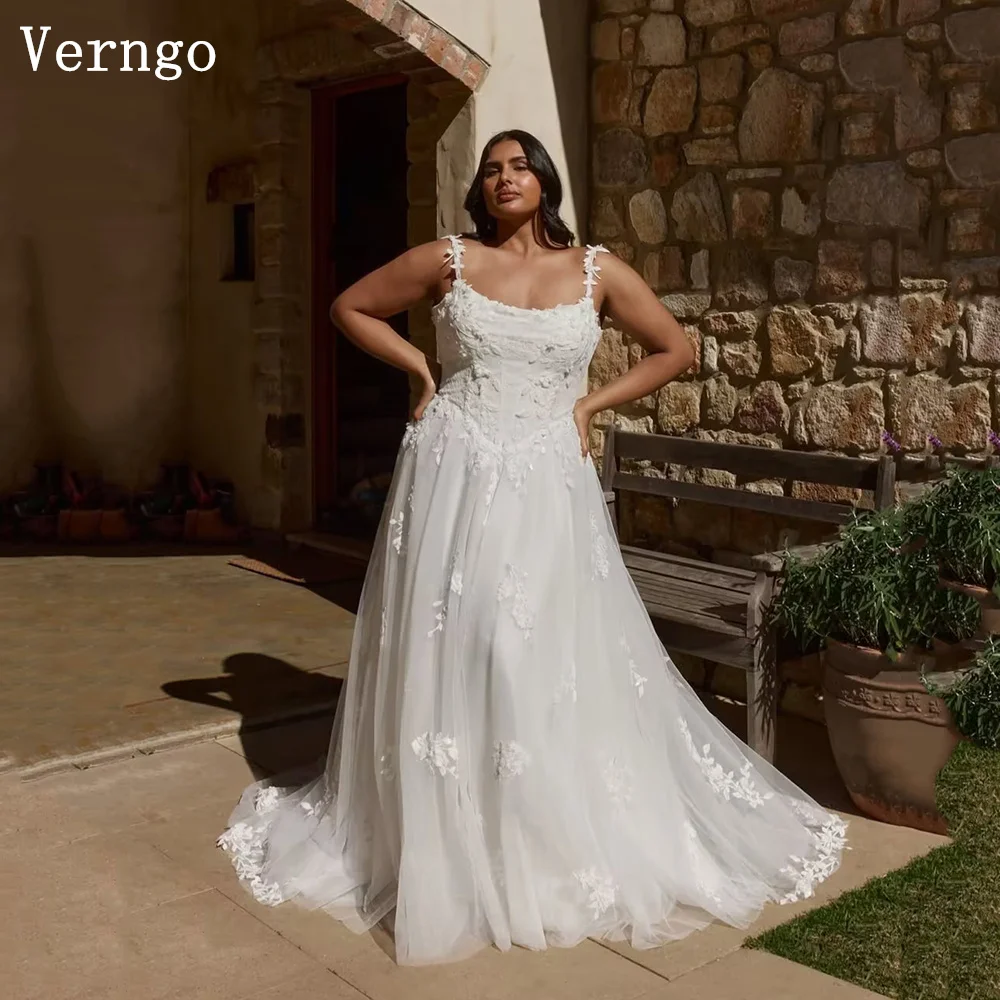 Verngo Appliques Elegant Wedding Dresses 2026 Women Luxury A Line Bridal Gowns Modern Pleated Bride Dress Plus Size Customized
Verngo Appliques Elegant Wedding Dresses 2026 Women Luxury A Line Bridal Gowns Modern Pleated Bride Dress Plus Size Customized